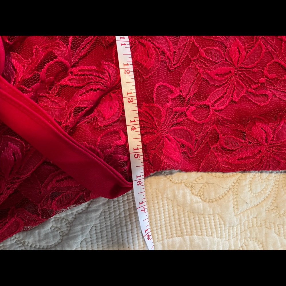 Red Lace Dress - Picture 8 of 8